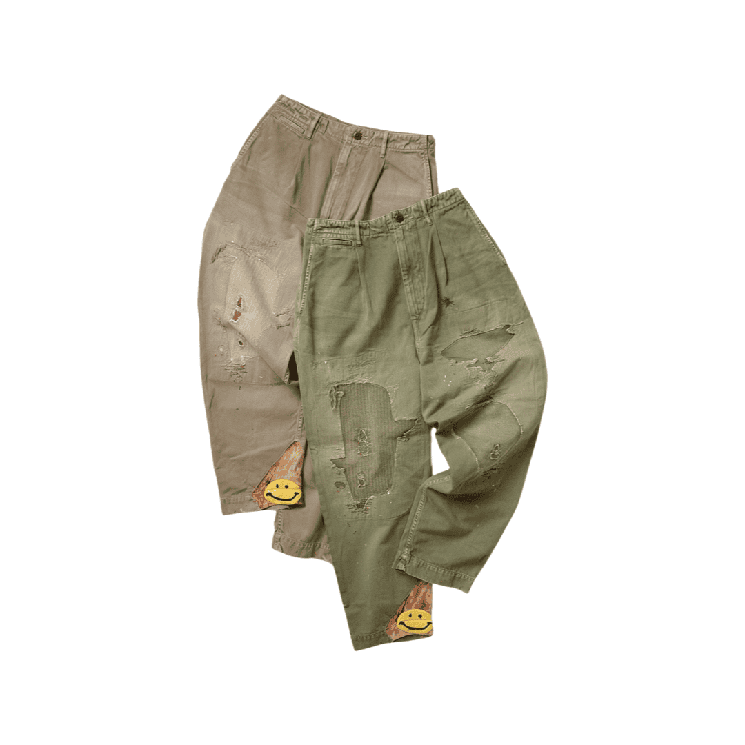 Peluca Leñador Dañado Cintura Alta Pantalones Neem