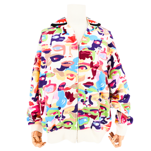 Hoodie A Bathing Ape x KidSuper Multi-Logo Color Pop Full Zip