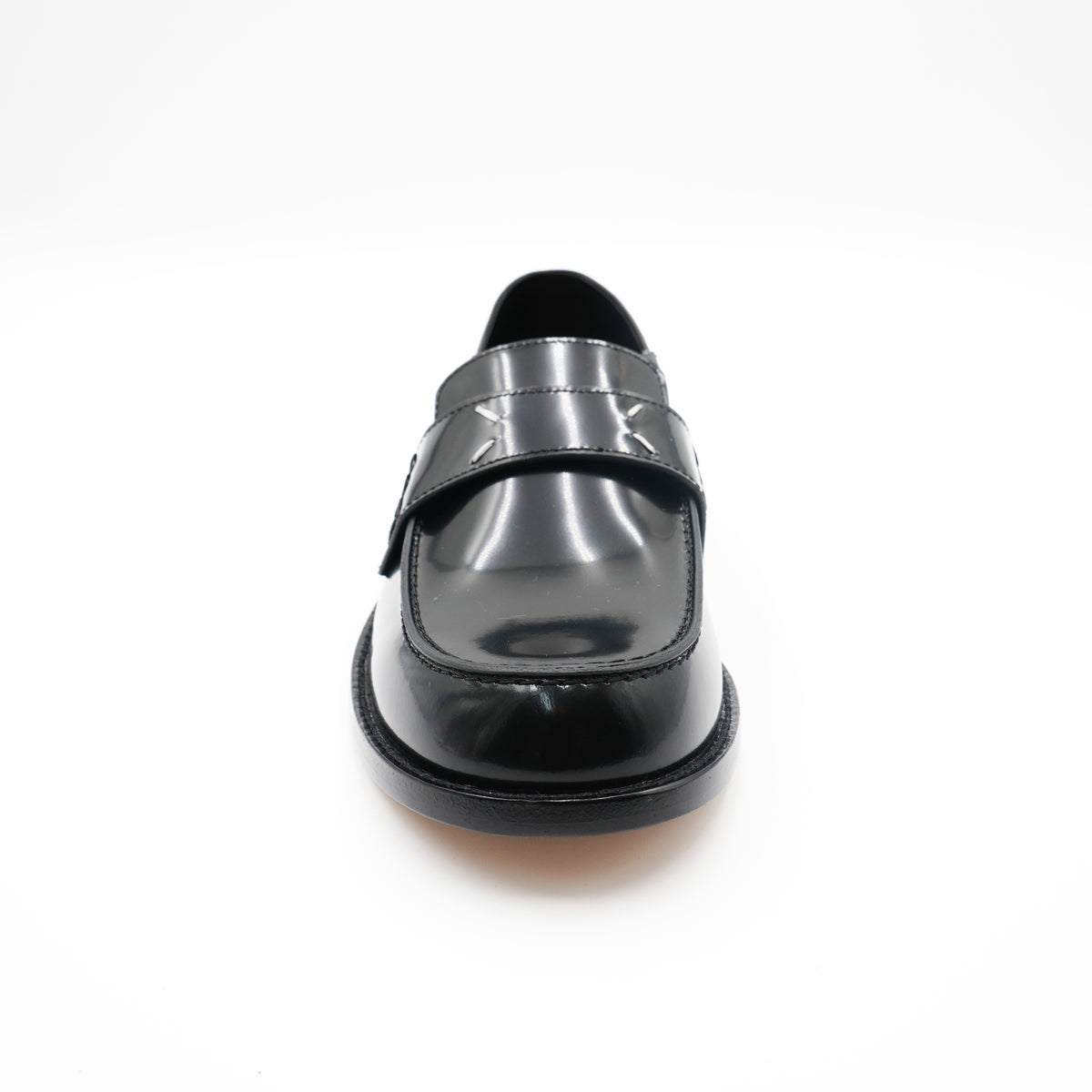 Zapato Maison Margiela Black Leather Loafers