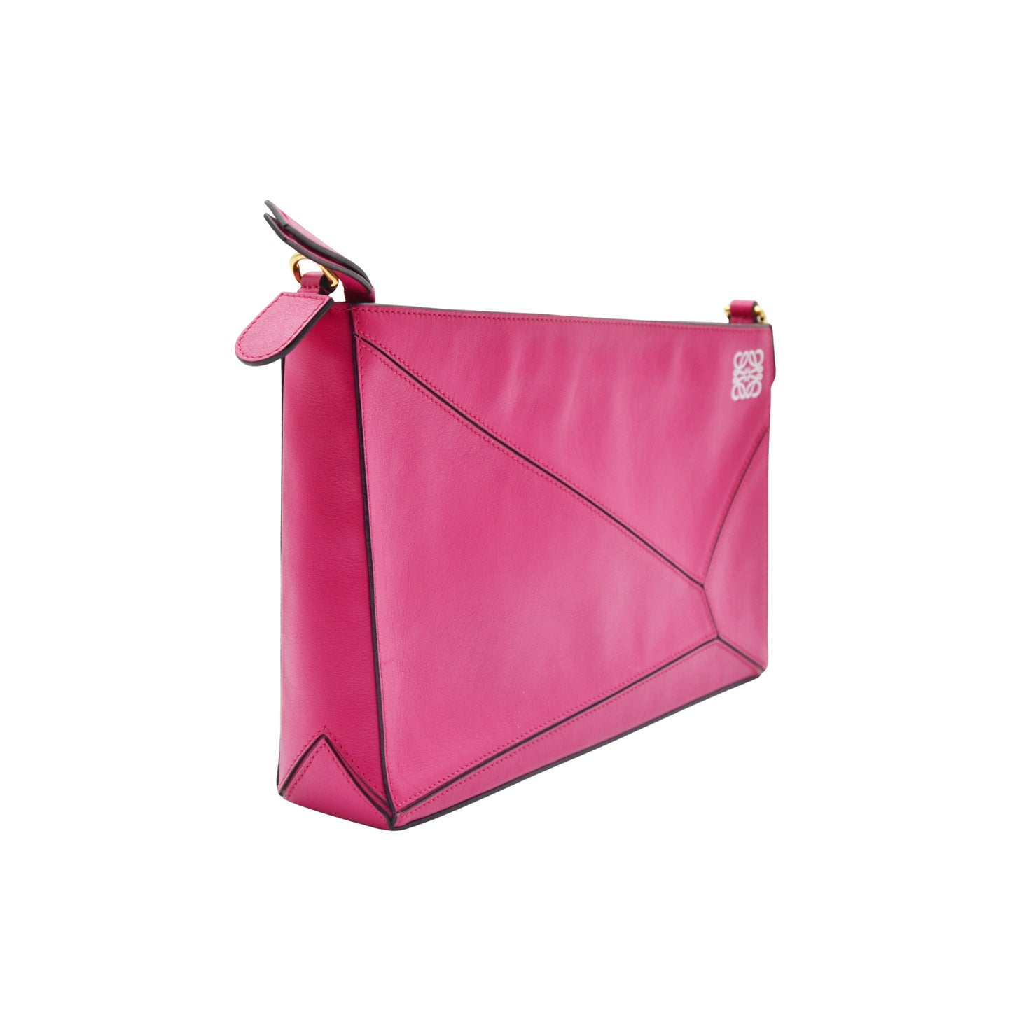 Bolsa Loewe Puzzle Clutch Fuchsia