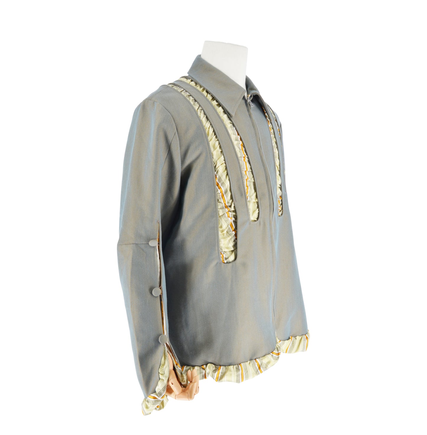 Chamarra Kiko Kostadinov Erasmus Gathered Jacket
