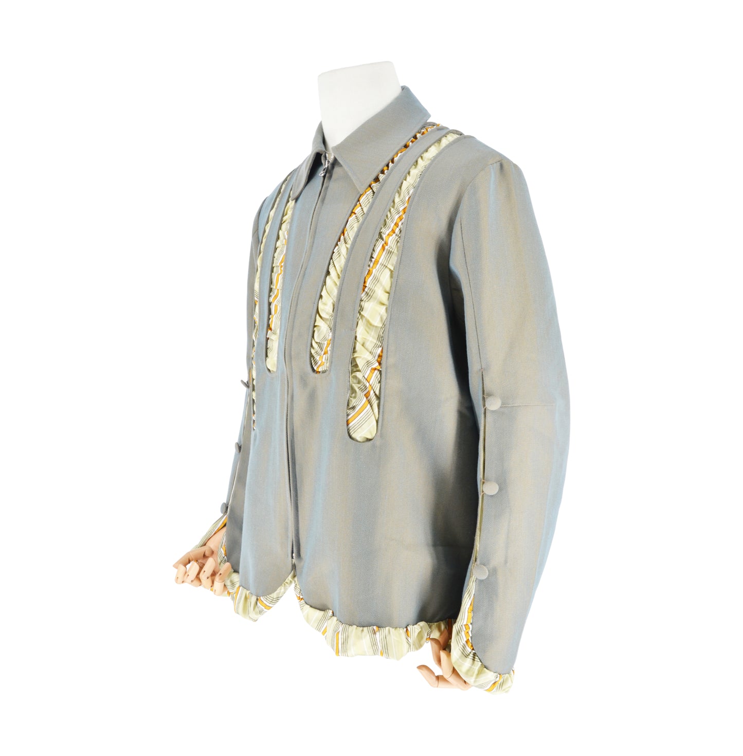 Chamarra Kiko Kostadinov Erasmus Gathered Jacket