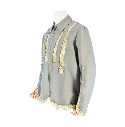 Chamarra Kiko Kostadinov Erasmus Gathered Jacket