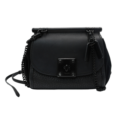 Bolsa Coach Page Shoulder Bag Mixed Leather