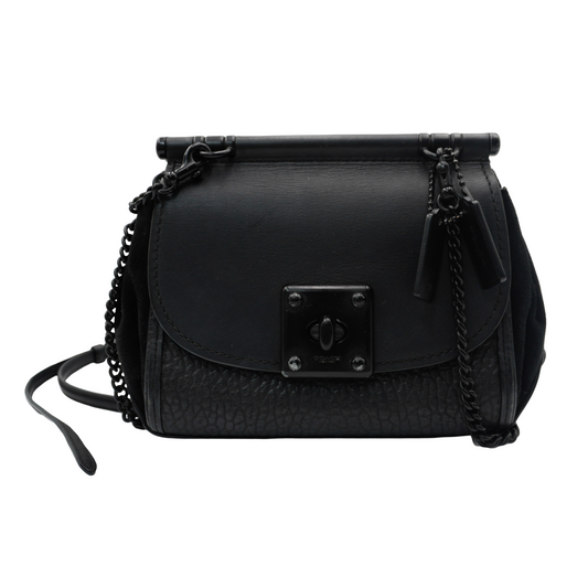 Bolsa Coach Page Shoulder Bag Mixed Leather