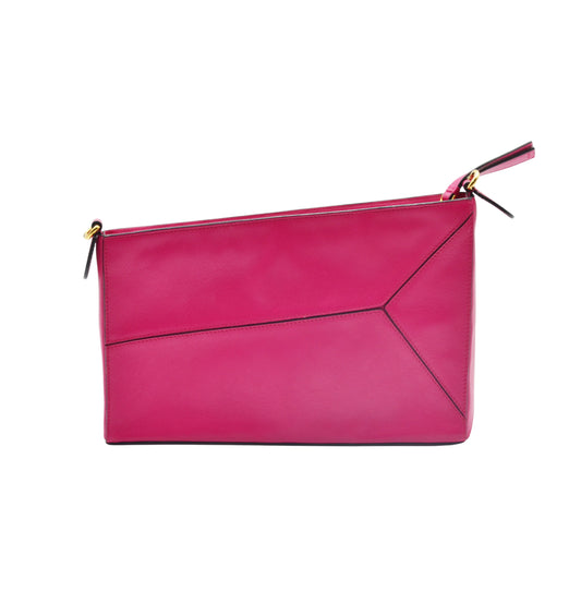 Bolsa Loewe Puzzle Clutch Fuchsia