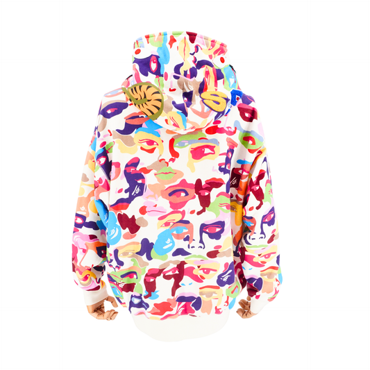 Hoodie A Bathing Ape x KidSuper Multi-Logo Color Pop Full Zip