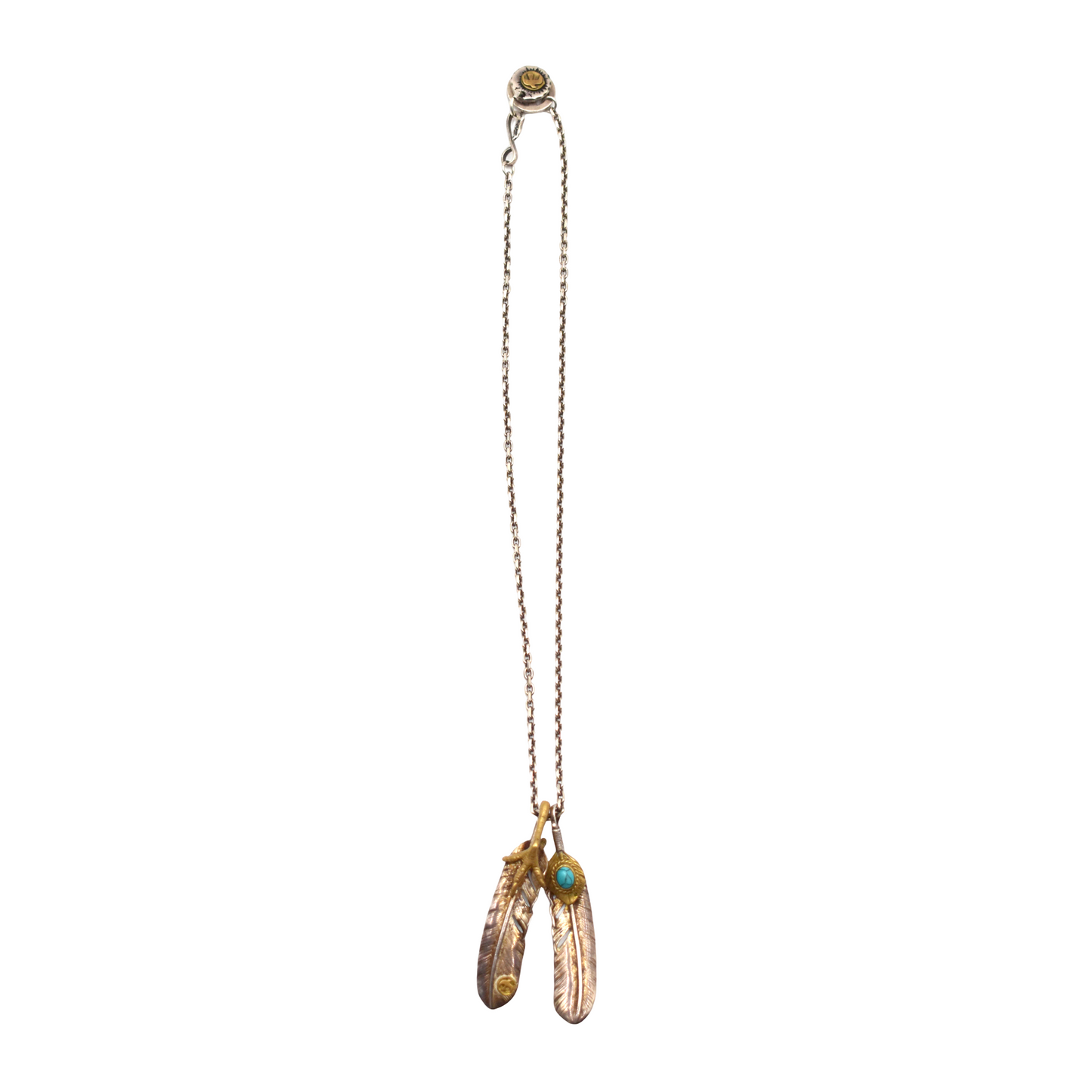 Collar Double Feahter Pendant Goro Takahashi .925