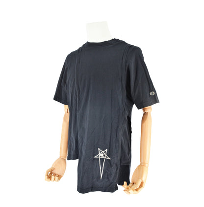Playera Rick Owens x Champion Pentagram Logo