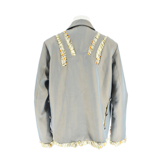 Chamarra Kiko Kostadinov Erasmus Gathered Jacket