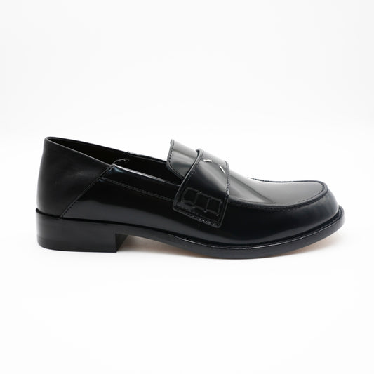 Zapato Maison Margiela Black Leather Loafers