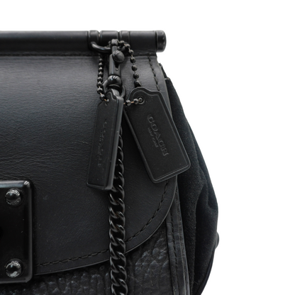 Bolsa Coach Page Shoulder Bag Mixed Leather