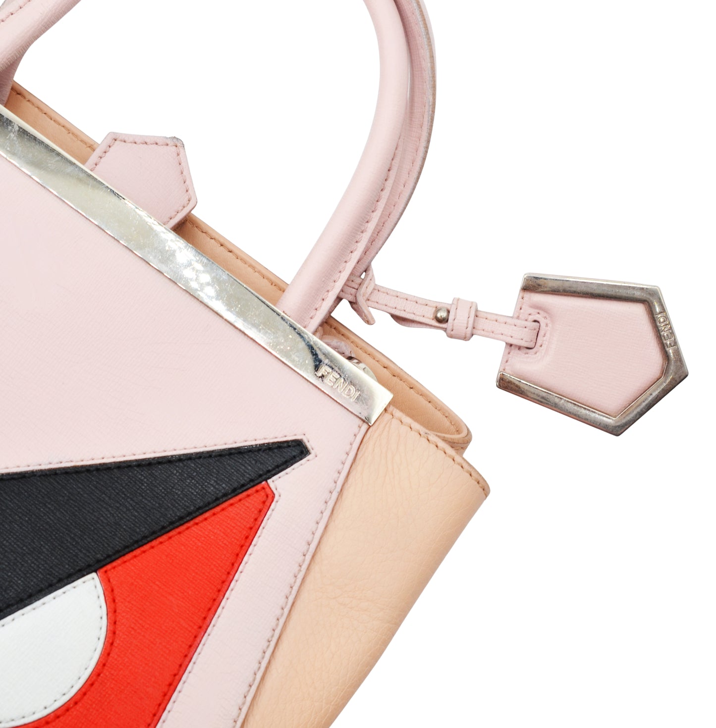 Bolsa Fendi 2Jours Monster Eyes Pink