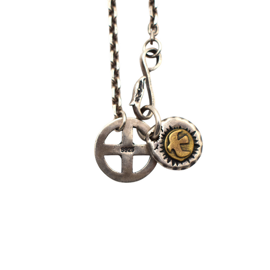 Collar Double Feahter Pendant Goro Takahashi .925