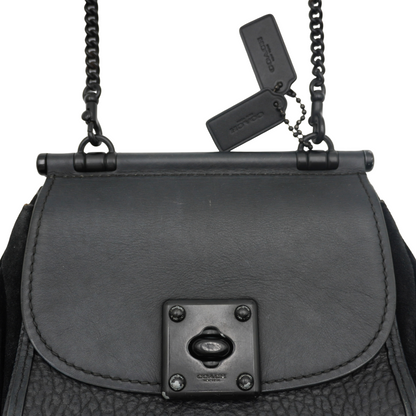 Bolsa Coach Page Shoulder Bag Mixed Leather