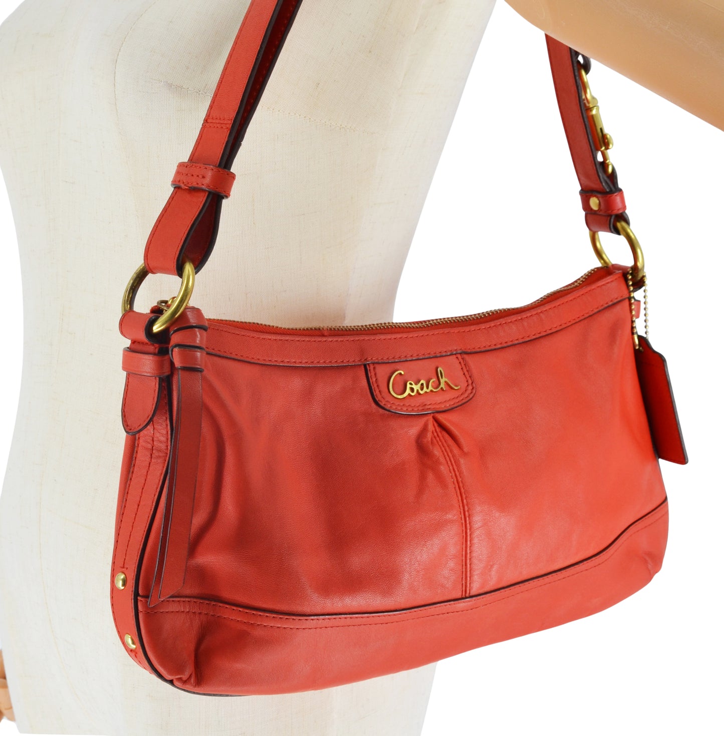 BOLSA COACH NARANJA SHOULDER