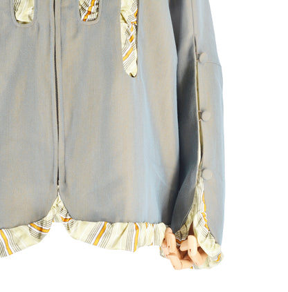 Chamarra Kiko Kostadinov Erasmus Gathered Jacket