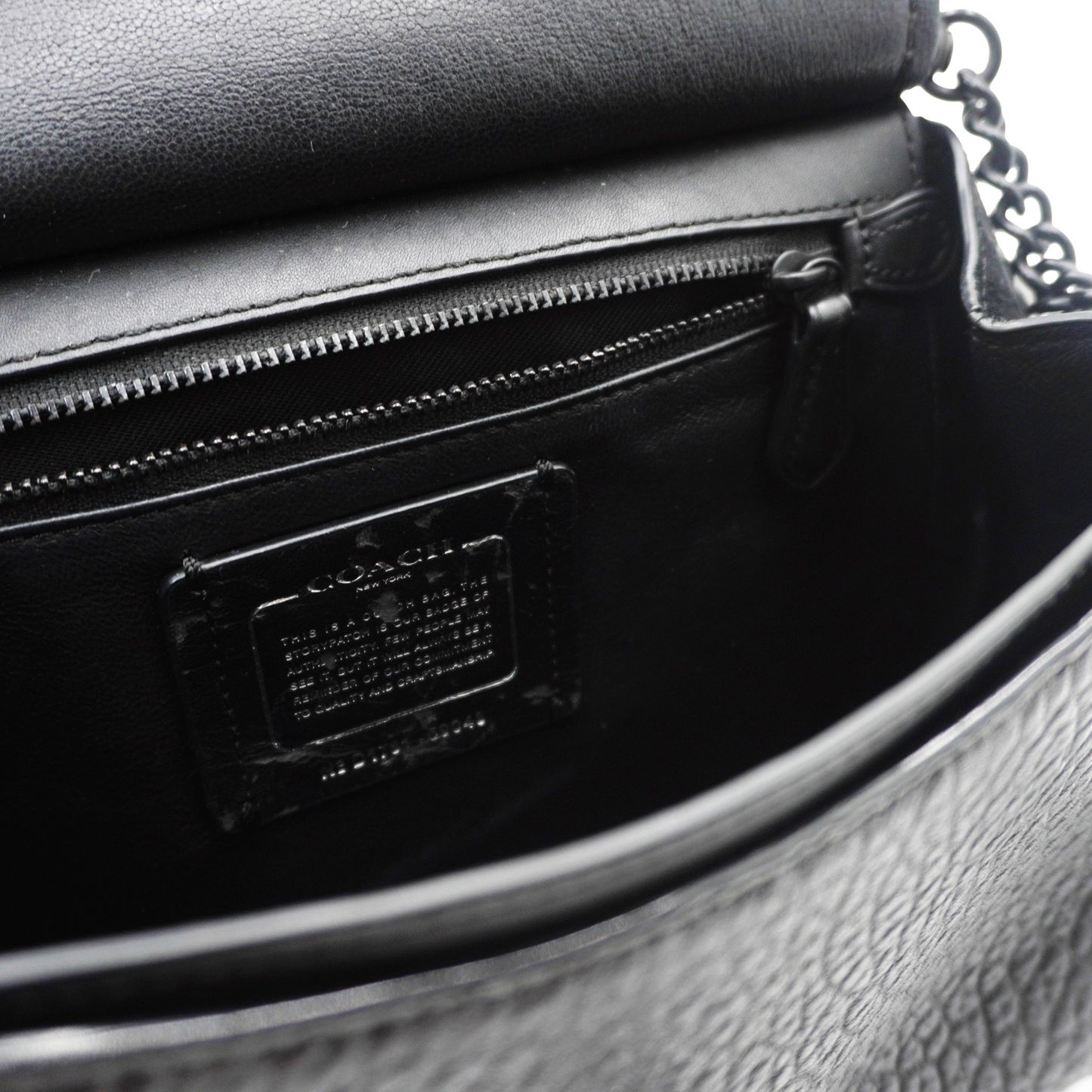 Bolsa Coach Page Shoulder Bag Mixed Leather