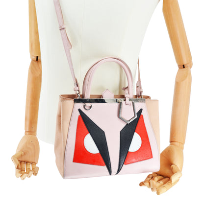 Bolsa Fendi 2Jours Monster Eyes Pink