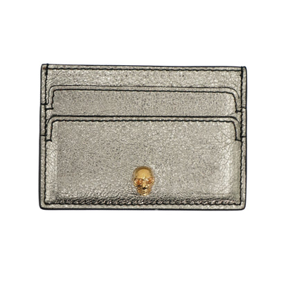 Tarjetero Alexander McQueen Skull Card Pack Silver