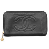 Cartera Chanel Timeless CC Caviar Zip Around Negra