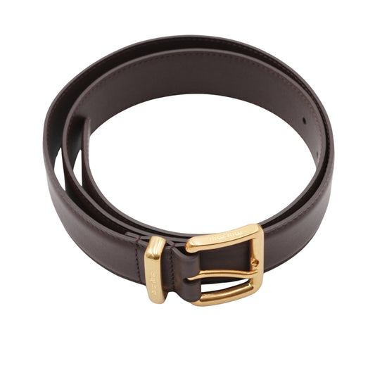 Cinturón Miu Miu Logo-Engraved Buckle