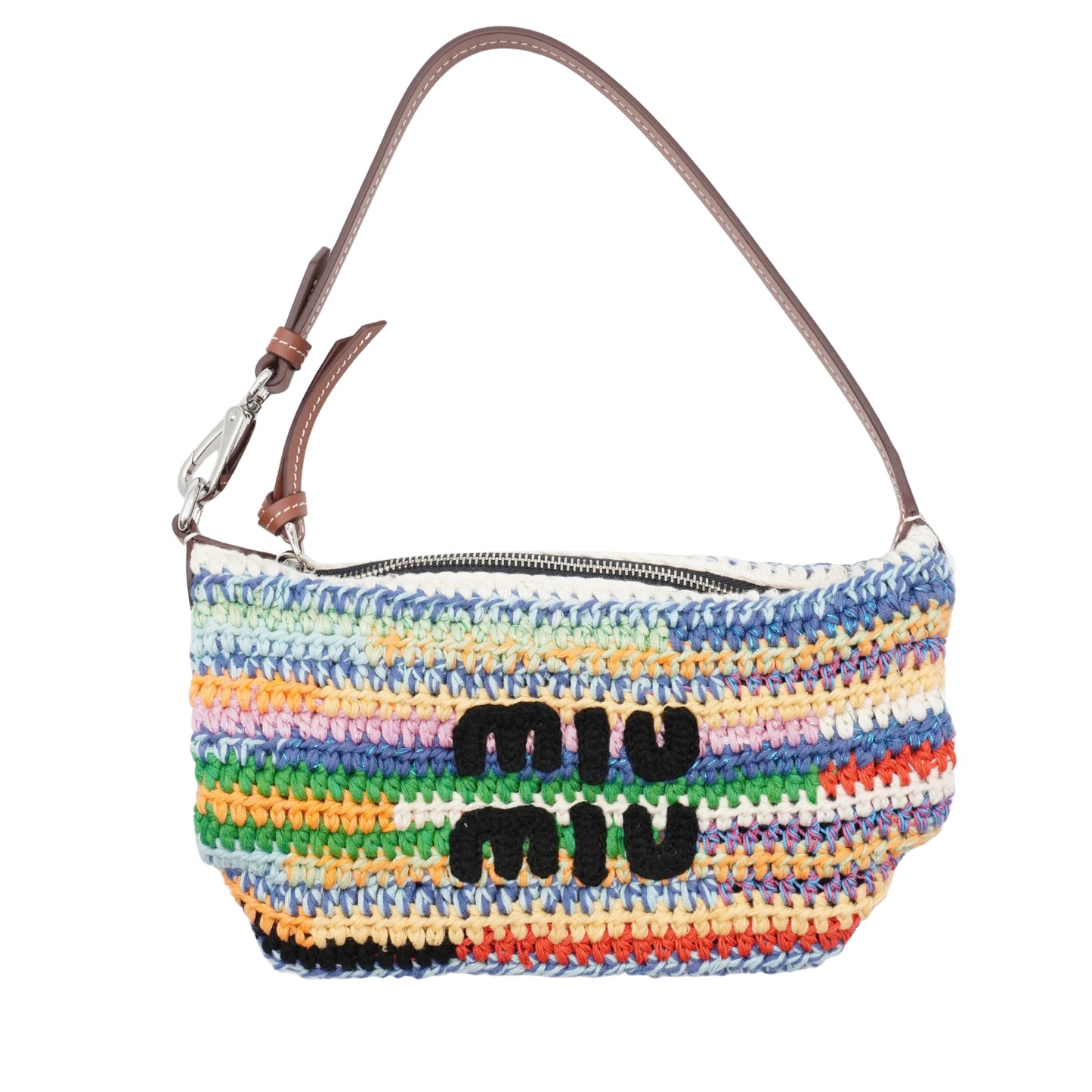 Bolsa Miu Miu de Hombro Crochet