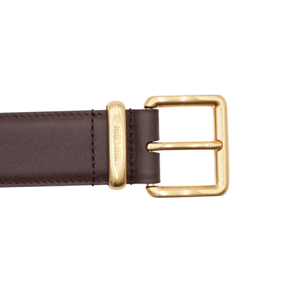Cinturón Miu Miu Logo-Engraved Buckle