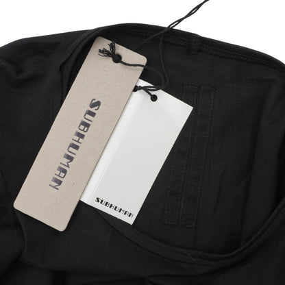 Rick Owens Blusa DRKSHDW Cropped Batwing Black