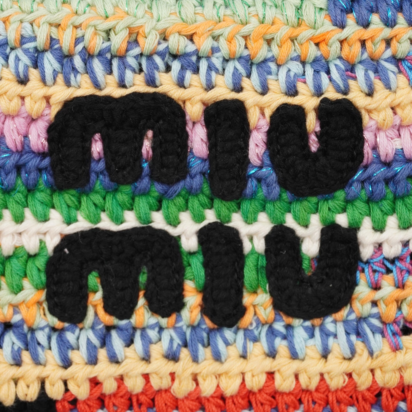 Bolsa Miu Miu de Hombro Crochet
