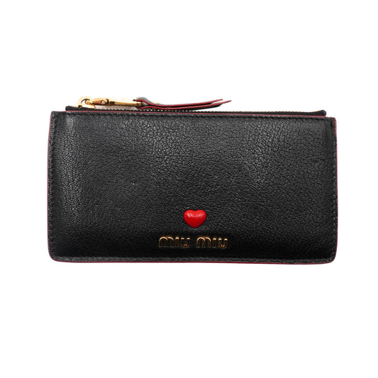 Cartera Miu Miu Black Love Long