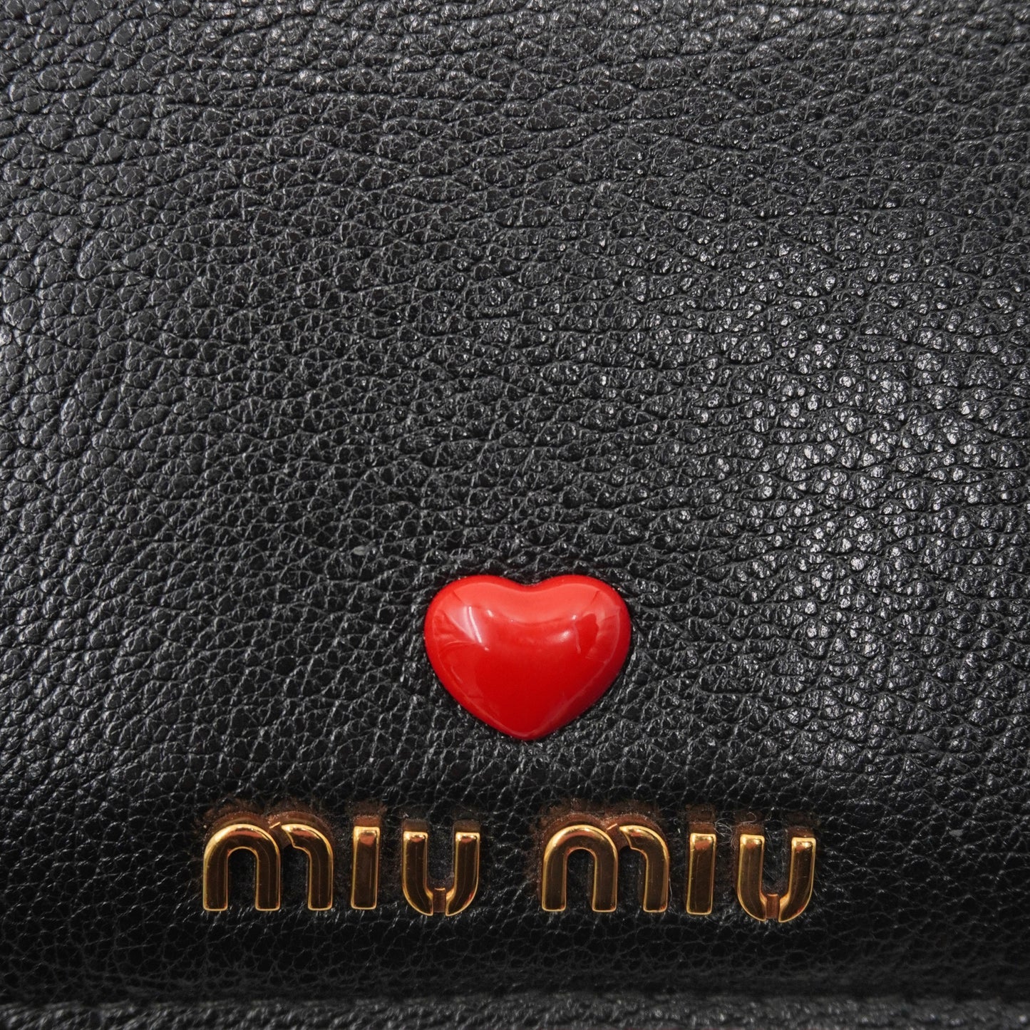 Cartera Miu Miu Black Love Long