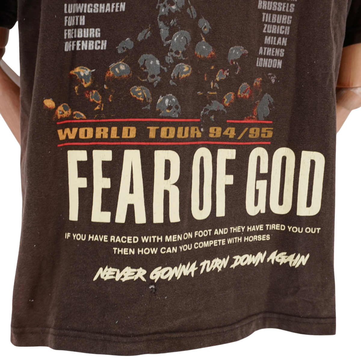 Playera Fear of God Kings of Metal