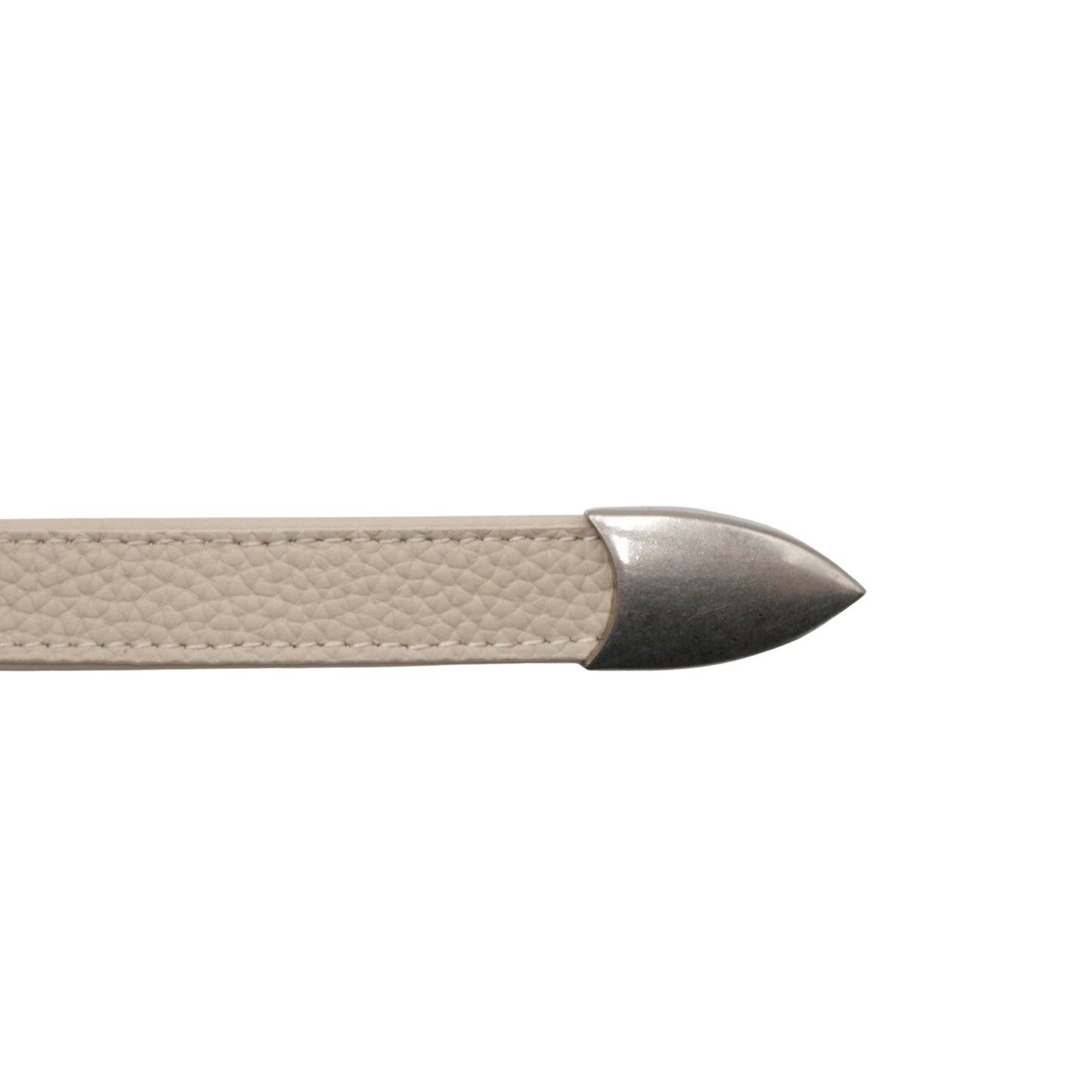 Our Legacy Cinturón 2 CM Leather Belt Beige