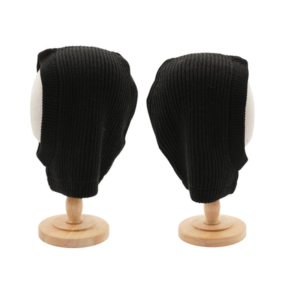 Gorro Rick Owens Balaclava Black Knit