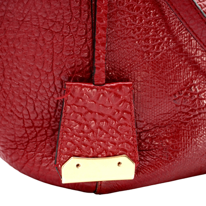 Bolsa Burberry Chichester Embossed Leather Tote