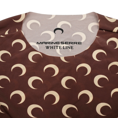 Top Marine Serre Moon Print Brown