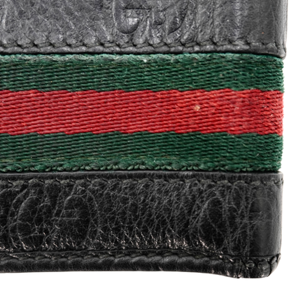Cartera Gucci Bifold Wallet Signature Web Black