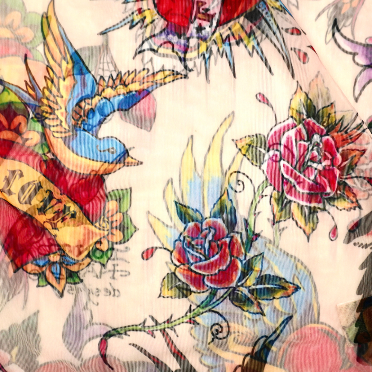 Playera Ed Hardy Tattoo Mesh