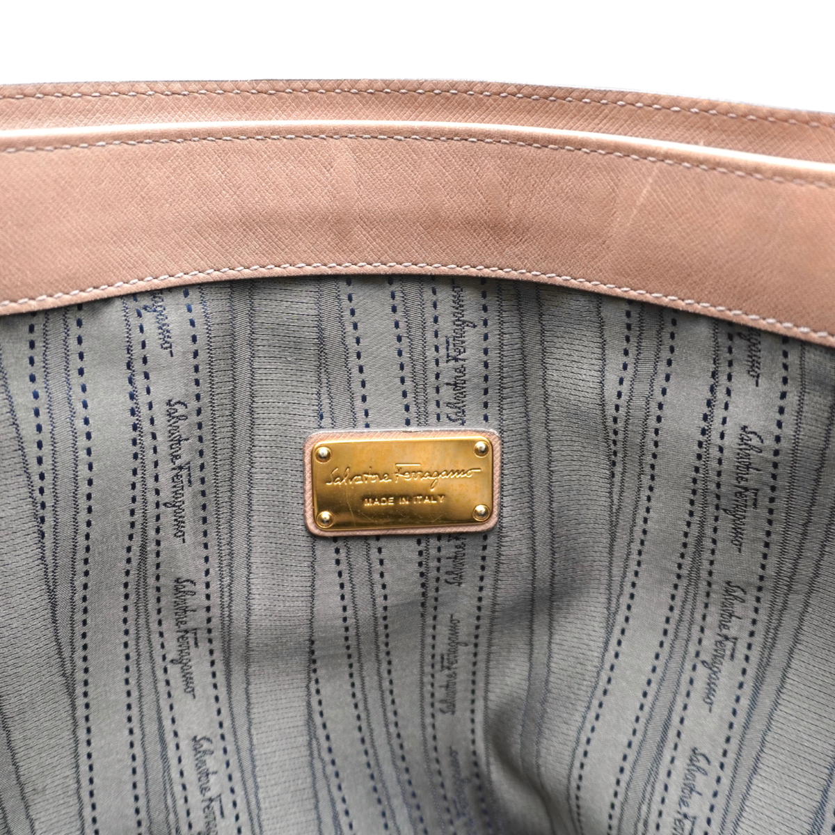 Bolsa Salvatore Ferragamo Batik Beige