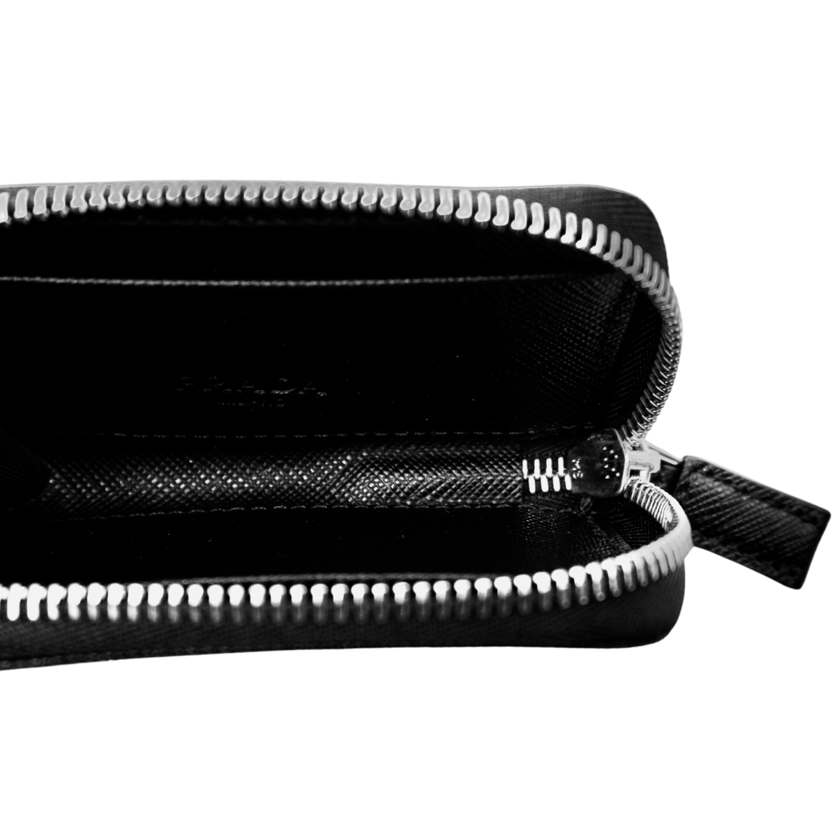 Wallets Prada Zipper Wallet Card Holder Black