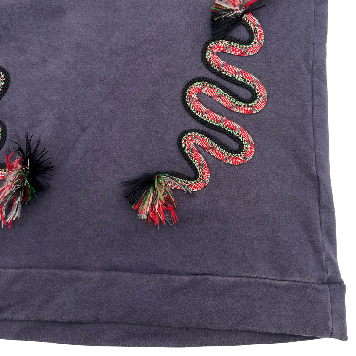 Sudadera Stella McCartney Snake Bordado Azul Marino