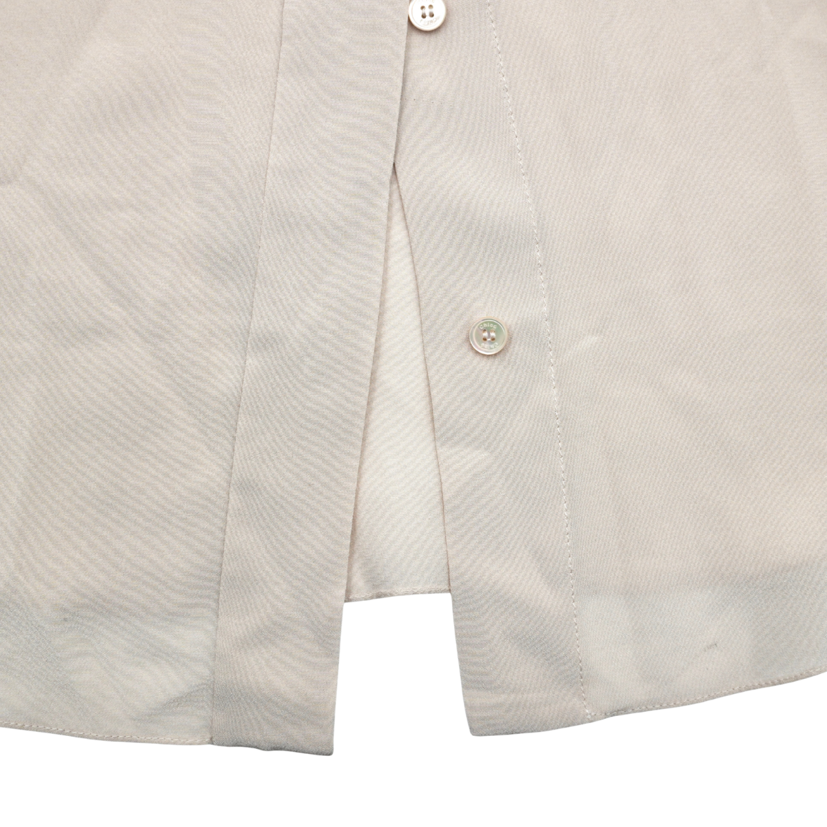 Blusa Chloé Silk Blue Stripe