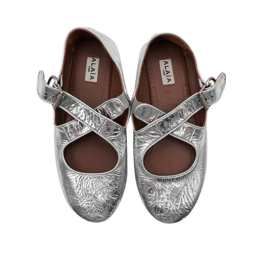 Flats Alaia Ballet Silver