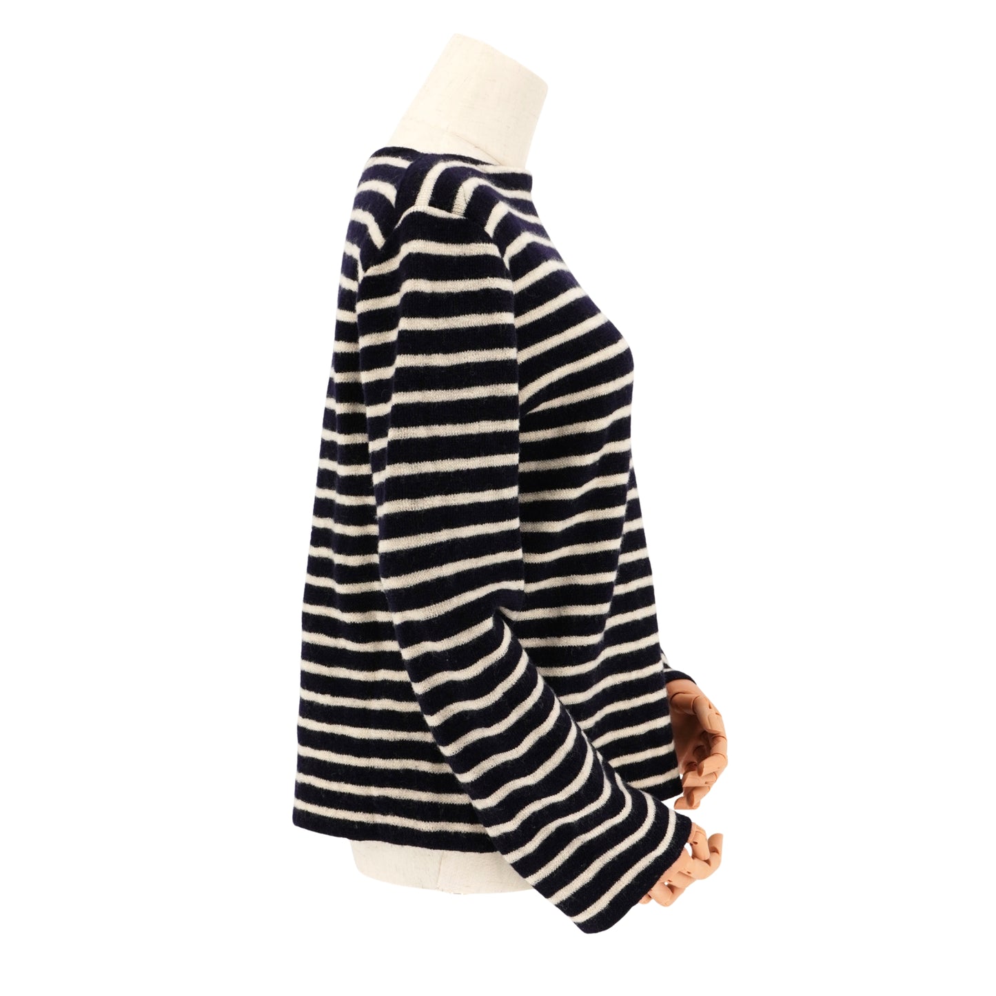 Suéter Comme des Garçons Striped Knit Red Heart Patch PLAY