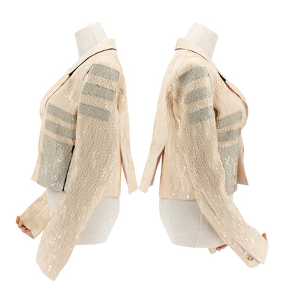 Chamarra Rick Owens Sequin Cropped