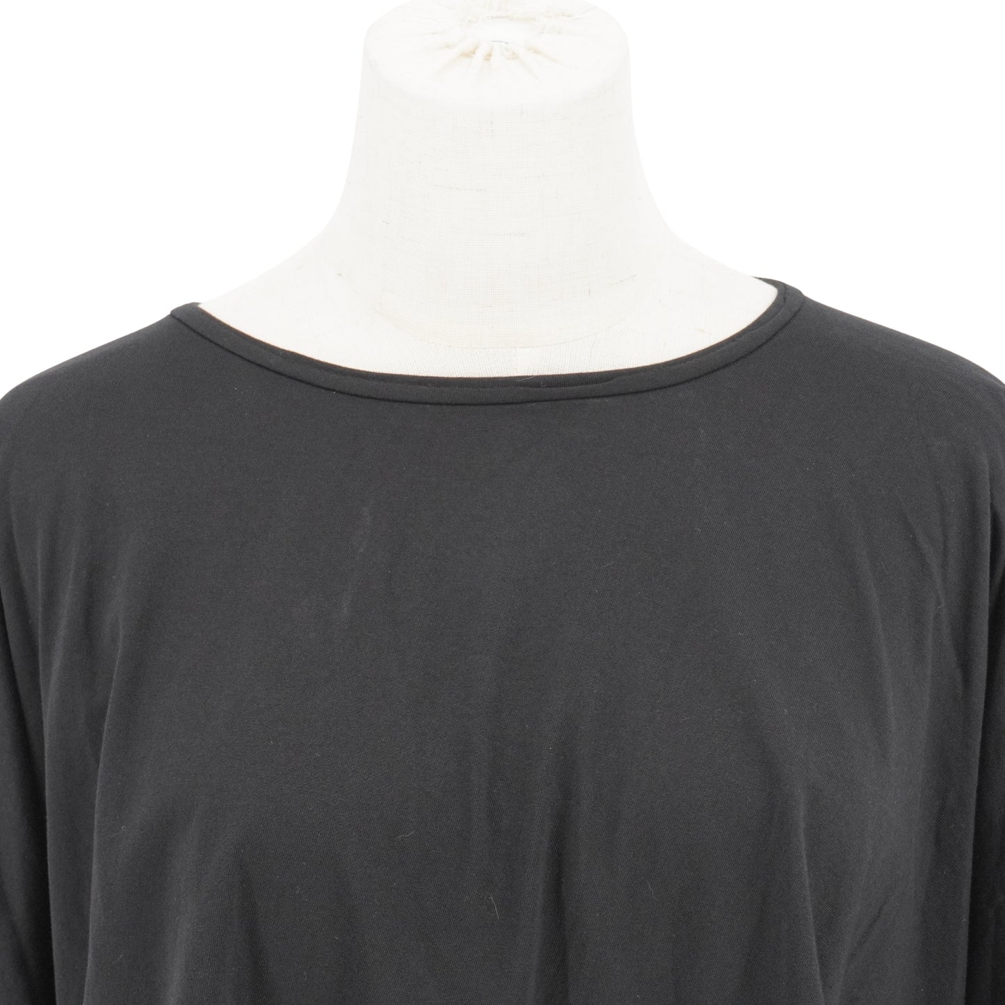 Rick Owens Blusa DRKSHDW Cropped Batwing Black