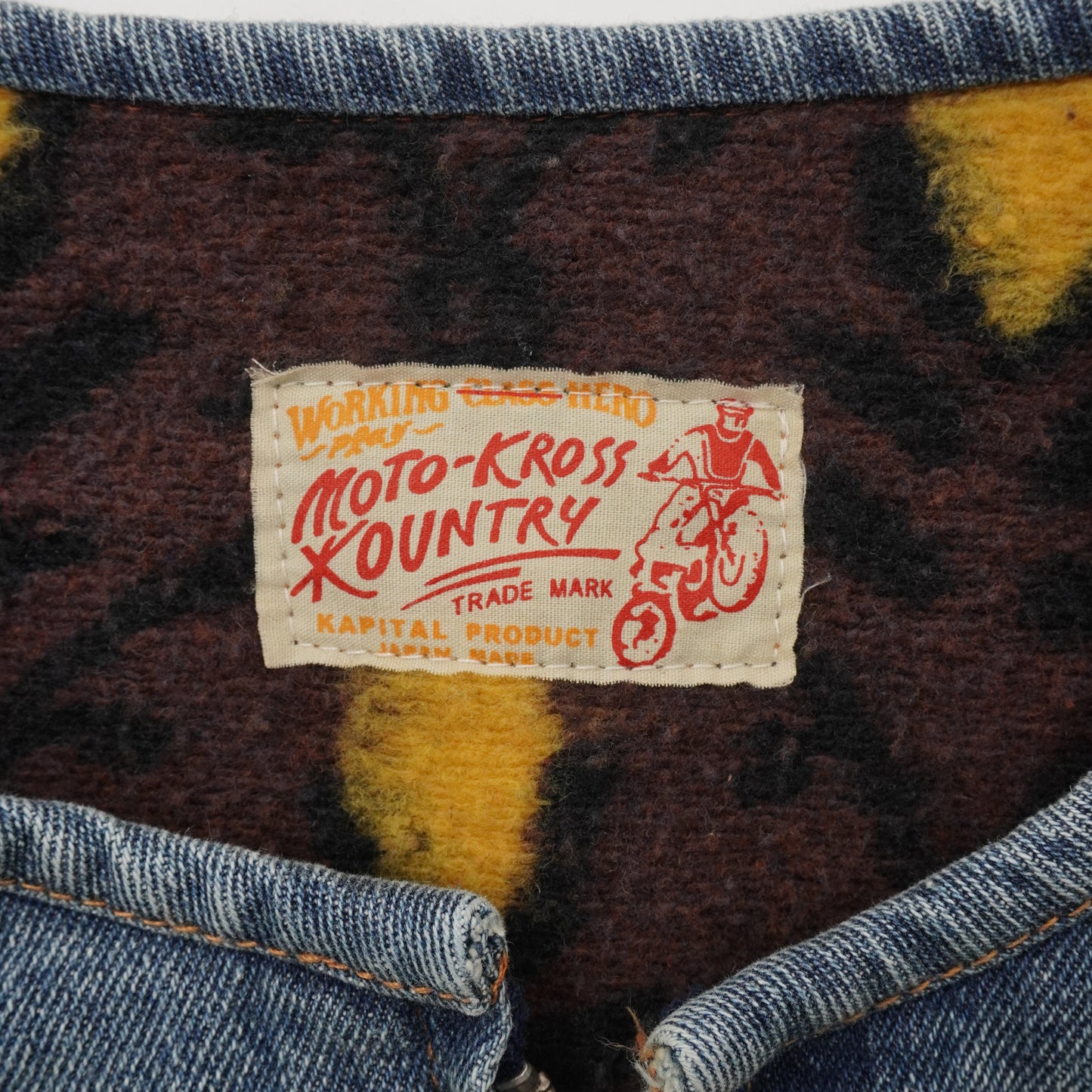 Chamarra Kapital Reversible Denim Jacket