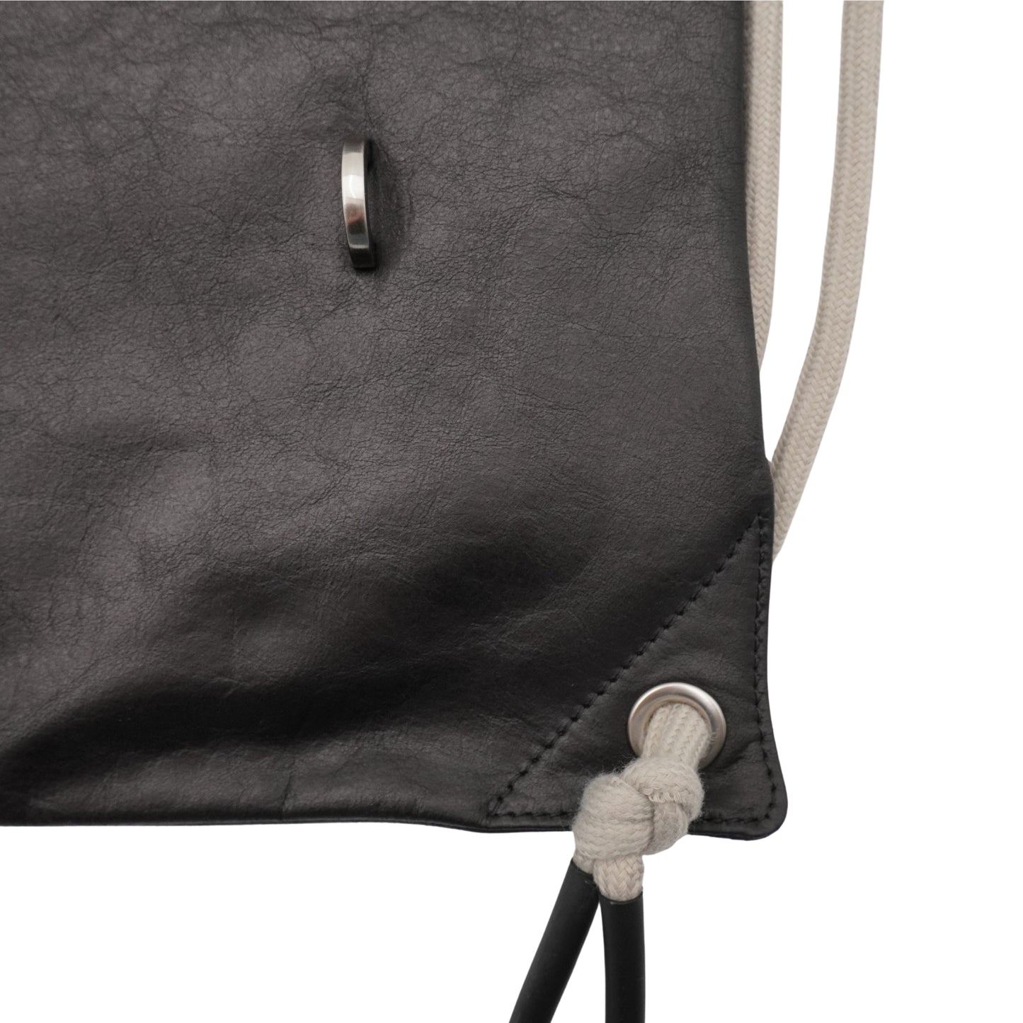 Backpack Rick Owens Leather Drawstring Lido