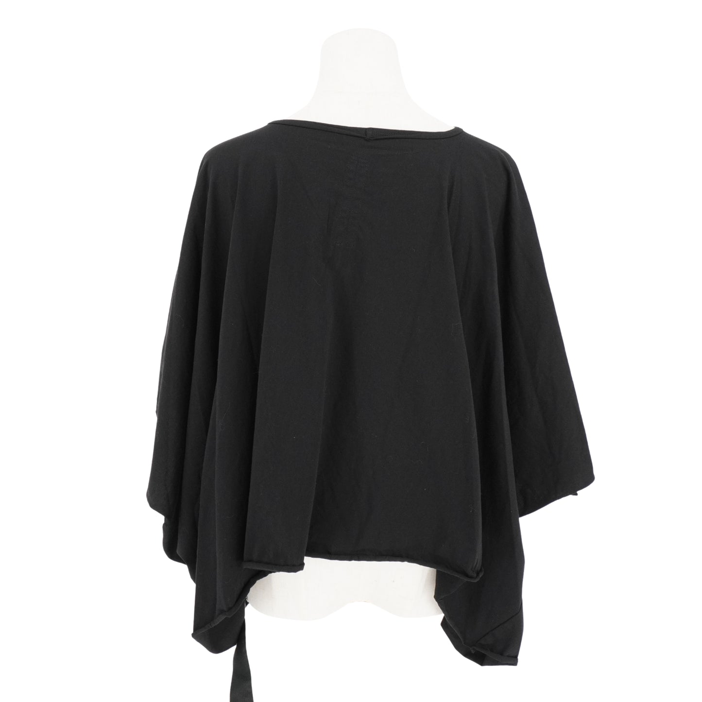 Rick Owens Blusa DRKSHDW Cropped Batwing Black